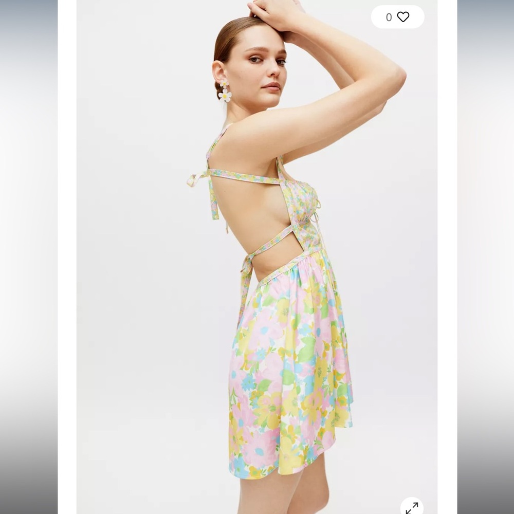 For Love And Lemons Emily backless minidress - Picture 5 of 7